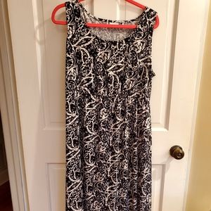 Black and white dress